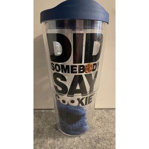 Tervis Cookie Monster Tumbler 2016  A few surface scratches on back   #1484